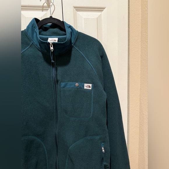 The North Face Gordon Lyons Full Zip Fleece Jacket Green , size M - Picture 7 of 11